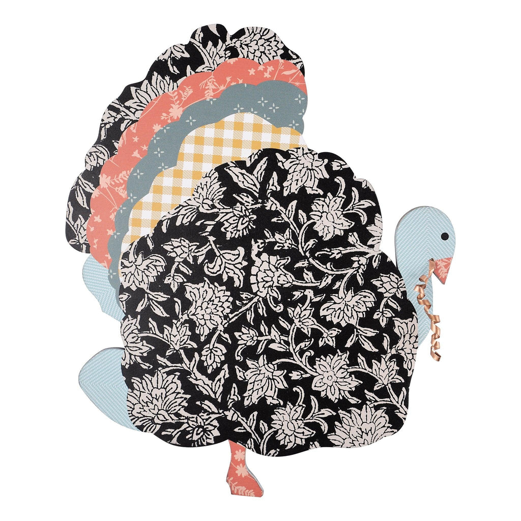 Black & White Turkey - Welcome Board Topper