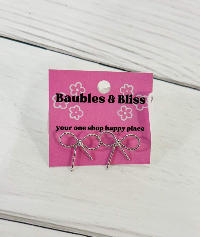 Petite Bow Stud Earrings