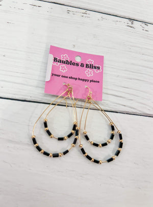 On The Strand Beaded Teardrop Earrings