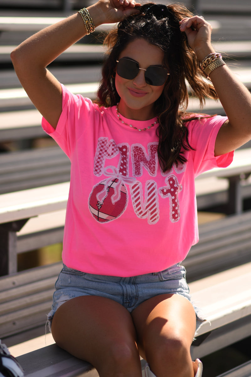 Pink Out Faux Patch Tee