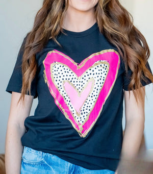 PREORDER Full of Heart Puff Print Graphic Tee