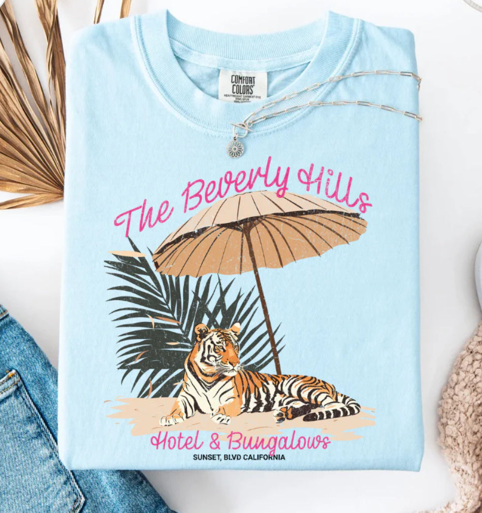 The Beverly Hills Hotel & Bungalow Comfort Colors Tee