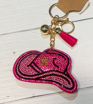 Bling All Day Puffy Shape Keychain