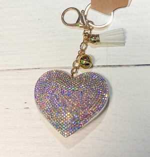 Bling All Day Puffy Shape Keychain