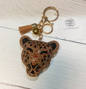 Bling All Day Puffy Shape Keychain