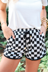Checkerboard (Black/White) - Jess Lea Everyday Shorts
