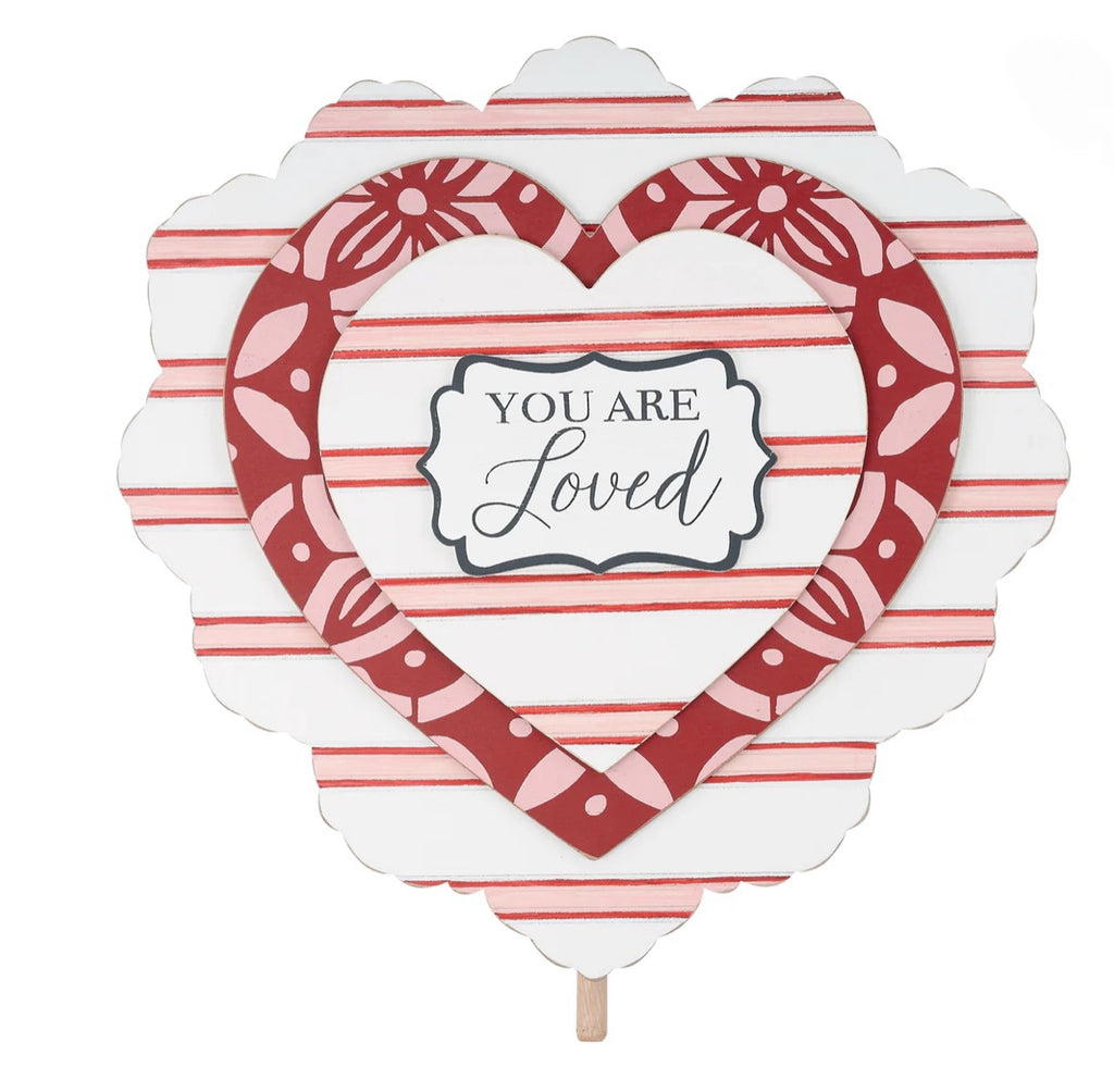 You are Loved Topper for Wooden Stand/Welcome Board