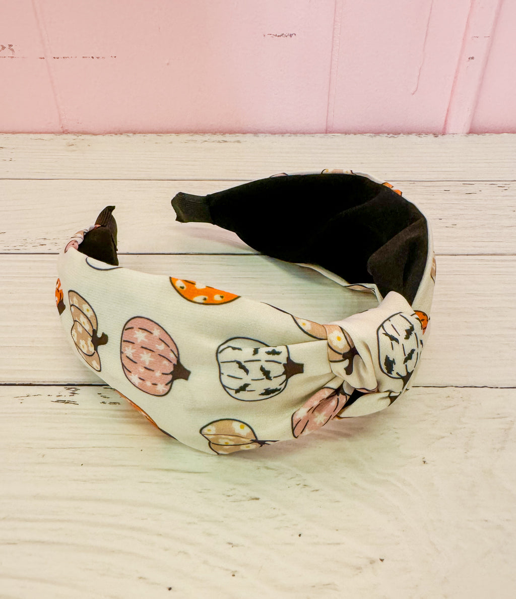 Pumpkin Queen Knotted Headband