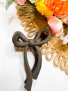All About The Basics Neutral Matte Bow Hair Claw Clip