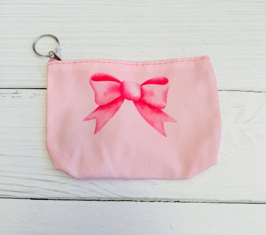 Bow Coin Purse Keychain