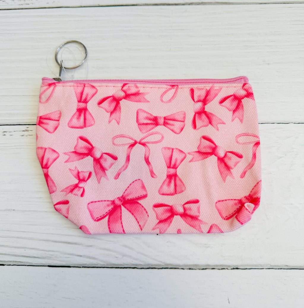 Bow Coin Purse Keychain