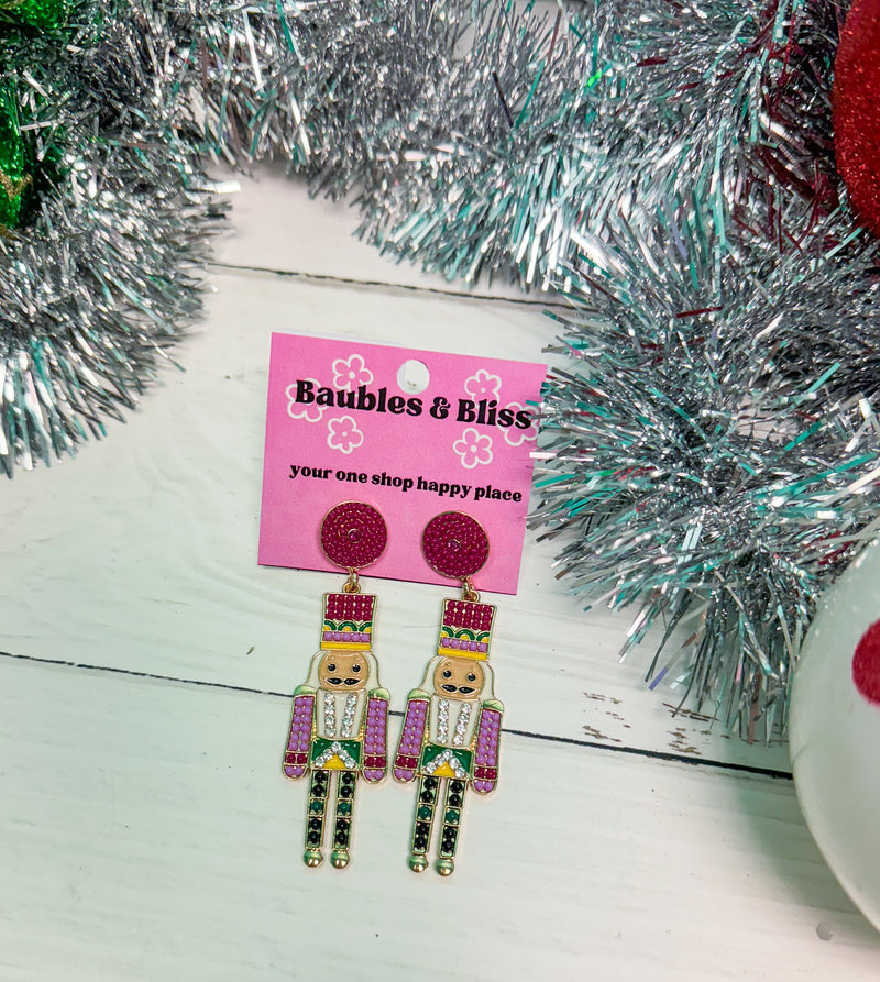 Sugar Plum Nutcracker Earrings