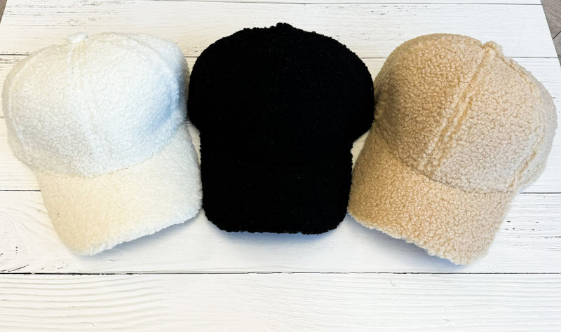 Cozy Up Sherpa Baseball Cap