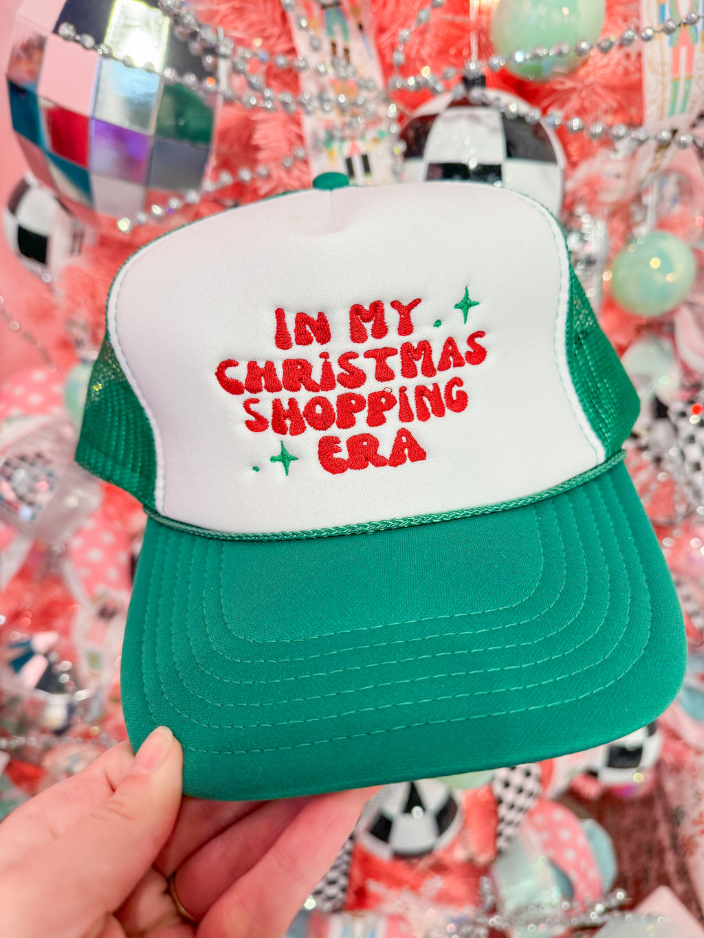 In My Christmas Shopping Era Trucker Hat