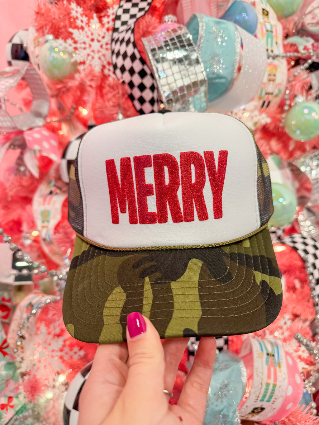 Merry Camo Trucker Hat