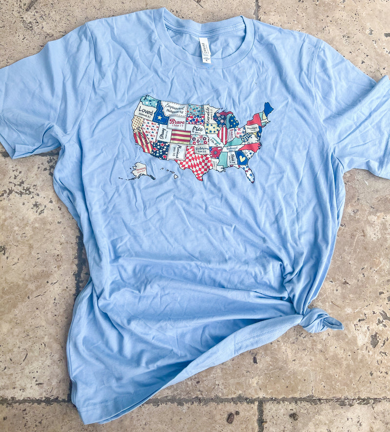 PREORDER Bible Verse USA Bella Canvas Tee