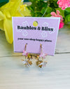 Boho Butterfly Hoop Earrings