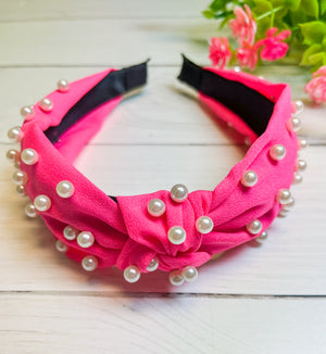 Perfect Pearl Style Knotted Headband