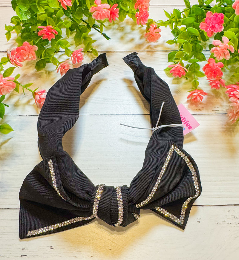 Big Statement Bling Bow Headband