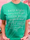 Christmas Vibes Pink & Green Tee