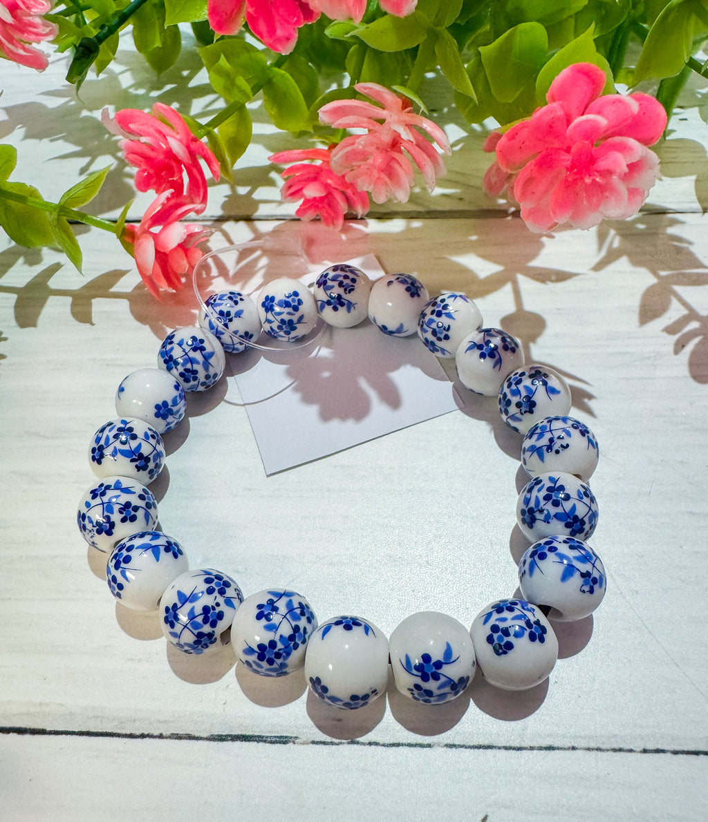 Chinoiserie Style Printed Bracelet