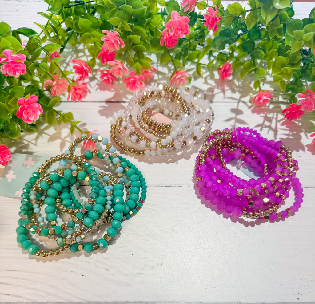 Beautiful Day Beaded Bracelet Set