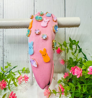 Sweet Peeps Bunny Embellished Headband