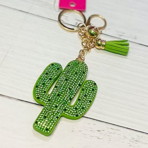 Bling All Day Puffy Shape Keychain