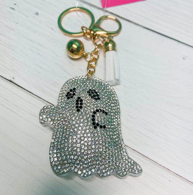 Spooky Season Puffy Bling Keychain