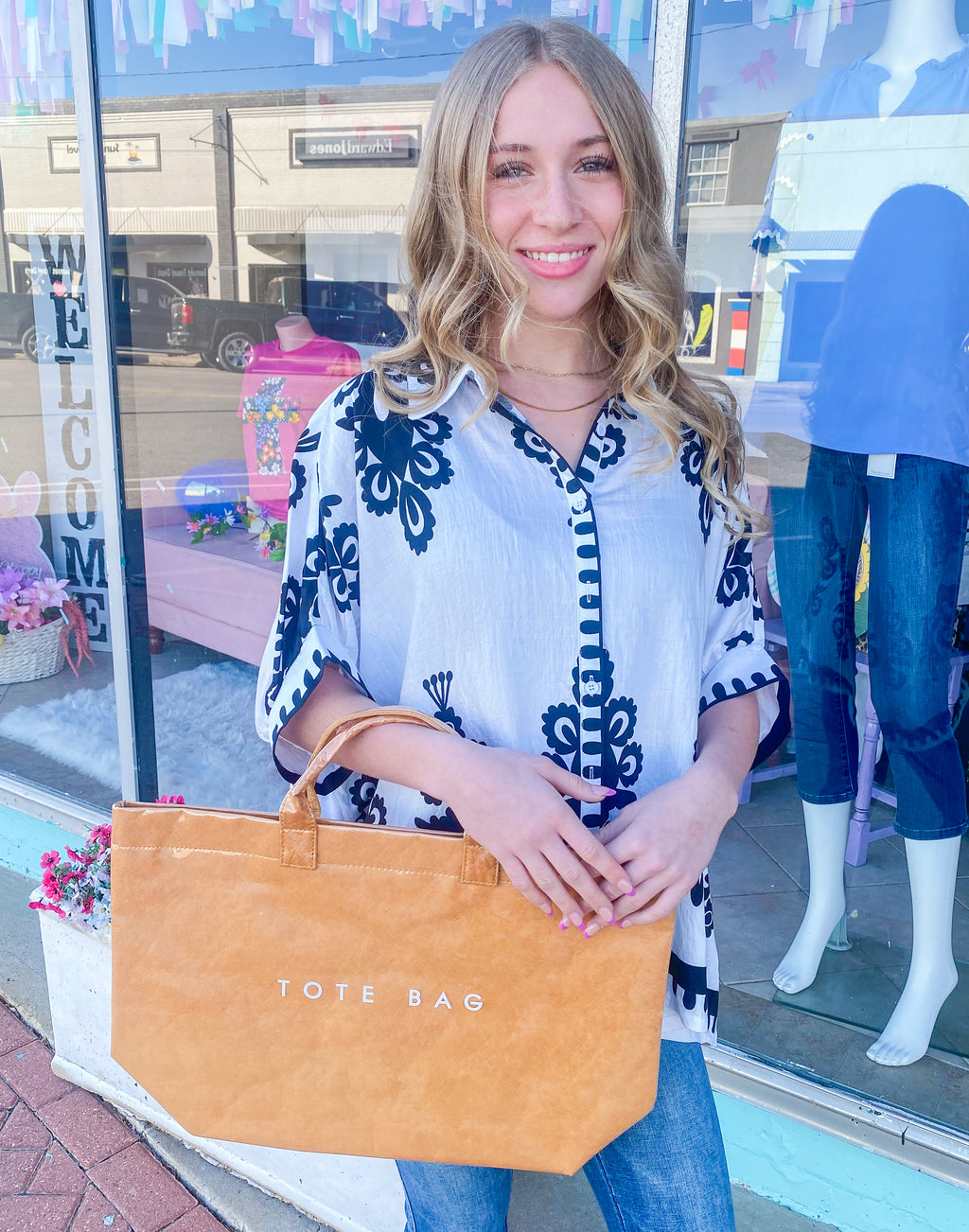 It Girl Vinyl Tote Bag