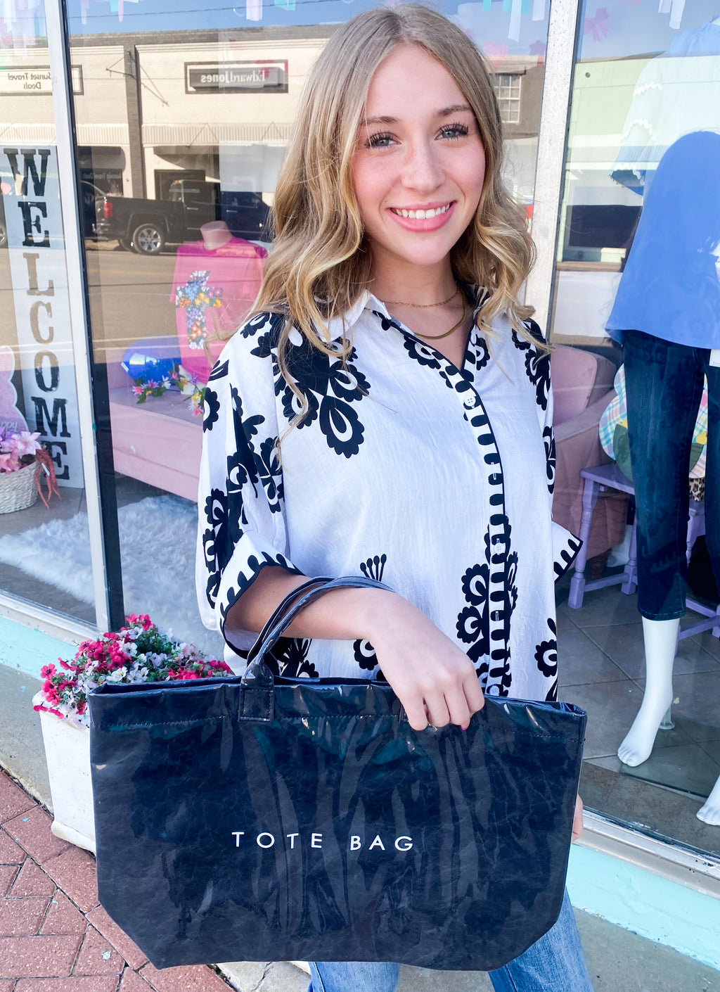 It Girl Vinyl Tote Bag
