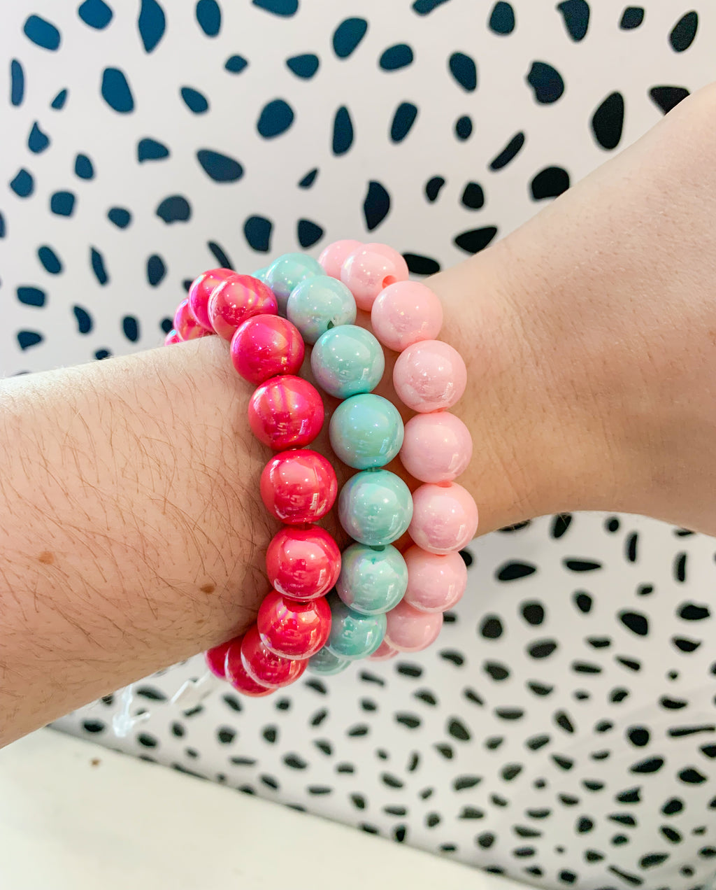 Spring Style Pastel Beaded Bracelet