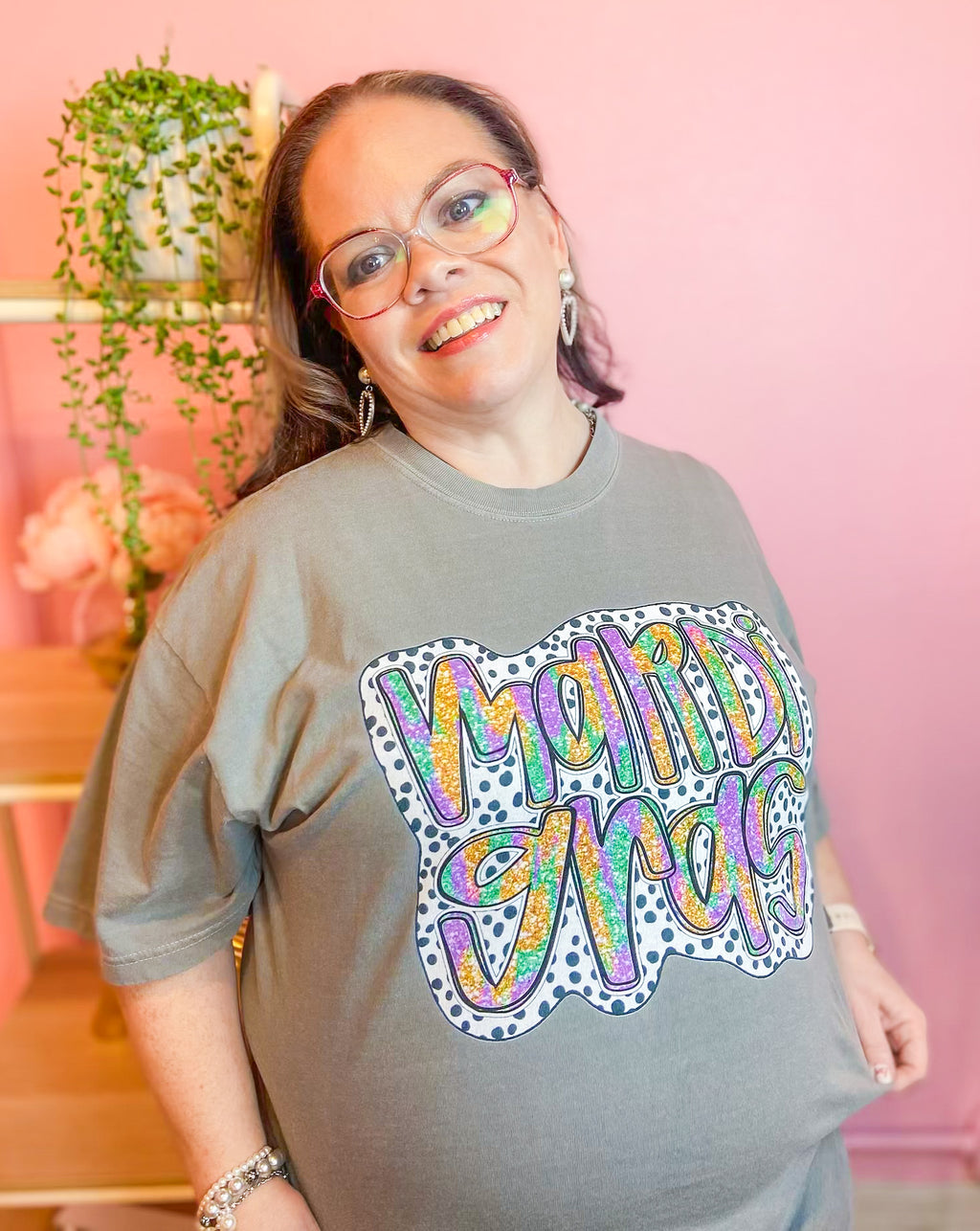 Mardi Gras Dalmatian Tee