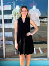 All Occasions Black Tiered Tank Dress