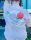Just Peachy Bleached Tee