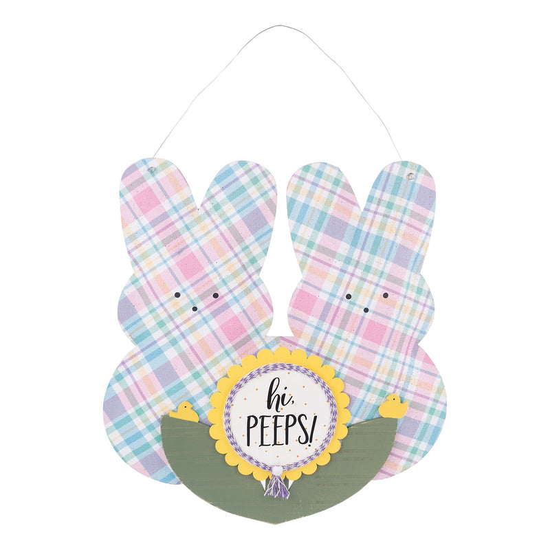 Hi Peeps Burlee Hanging Sign