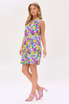 Brighten Up The Room Floral Emerald Tank Dress