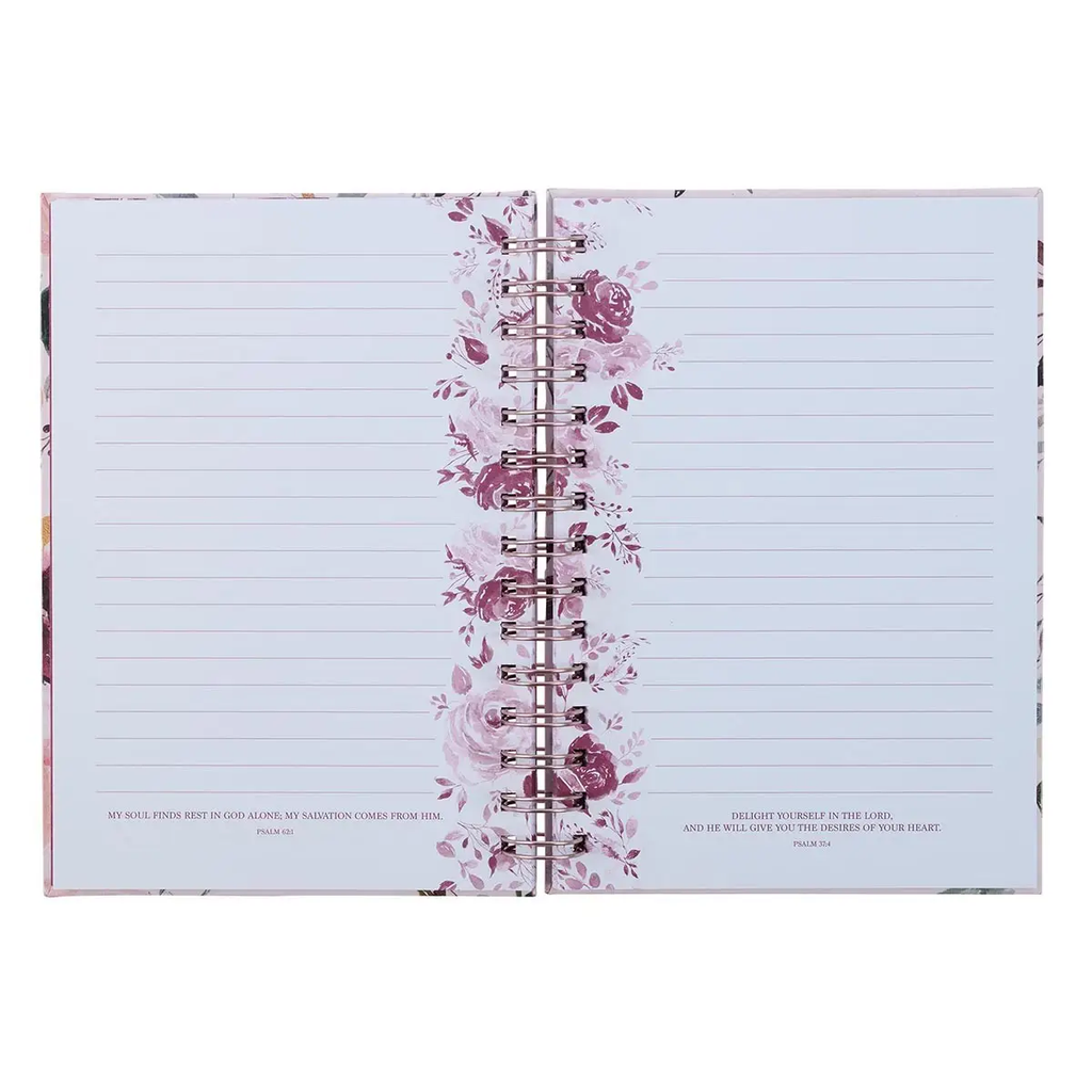 Journal Wirebound Pink Floral the Plans Jer. 29:11