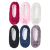 Sherpa Embossed Fuzzy Slipper Socks