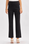 Working Girl Black Slim Straight Stretch Pants