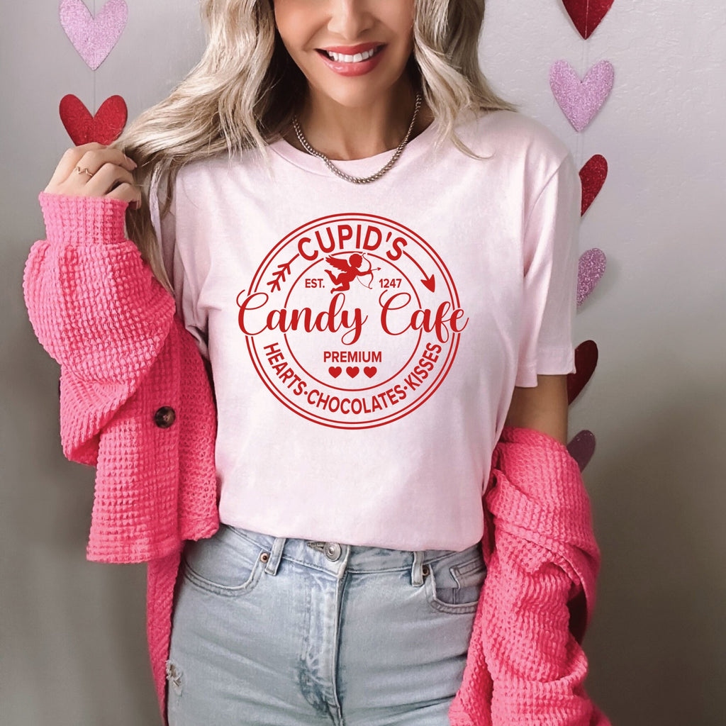 Cupid's Candy Cafe Baby Pink Tee