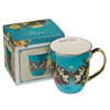 Mug Teal/White Butterfly Hope