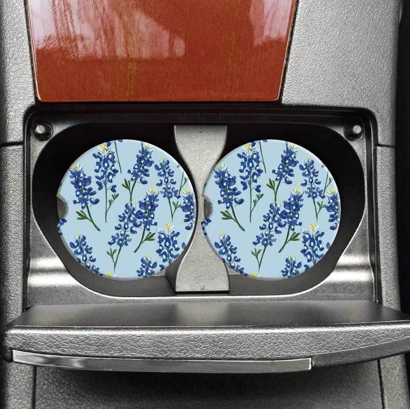 Texas Bluebonnets - Car Coaster