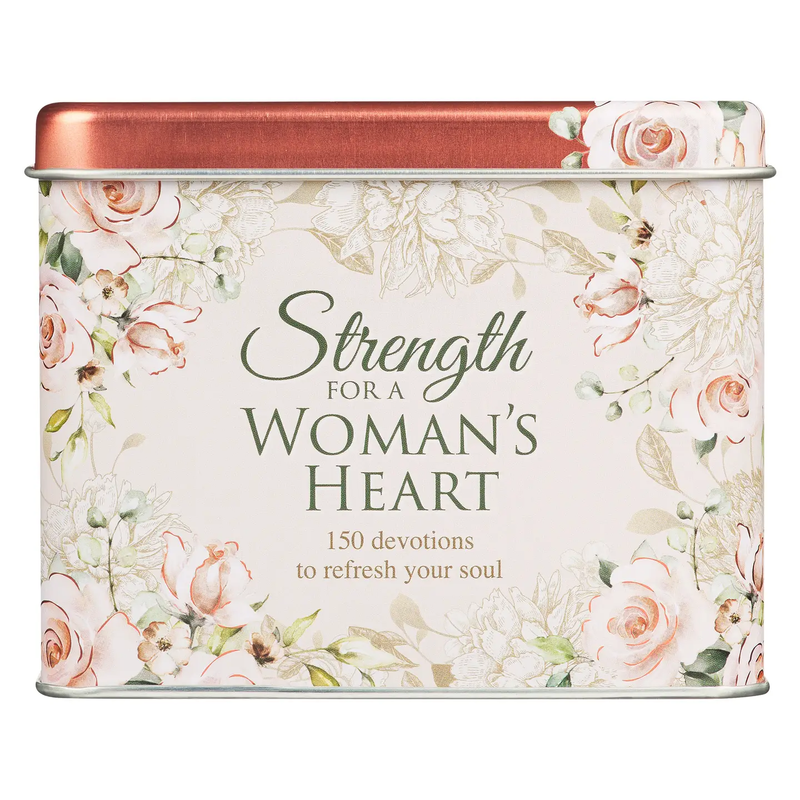 Cards in Tin Strength For A Woman's Heart