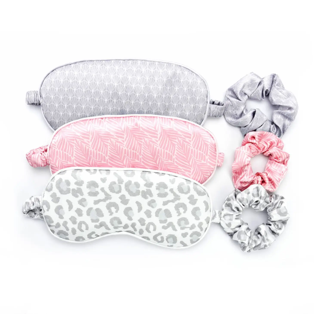 Lemon Lavender Five More Minutes Silky Eye Mask & Scrunchie Set