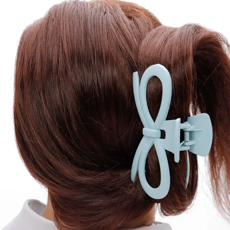 Classic Bow Matte Hair Claw Clip