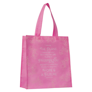 I Know the Plans Pink Tote Bag